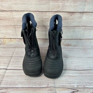 POLARIS DUPONT THERMOLITE INSULATED YOUTH SNOW BOOTS SIZE 13 BLUE BLACK